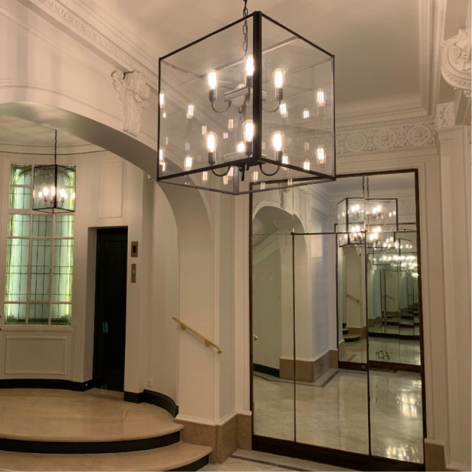 Projet sur-mesure pour hall d'immeuble Projet sur-mesure pour hall d'immeuble