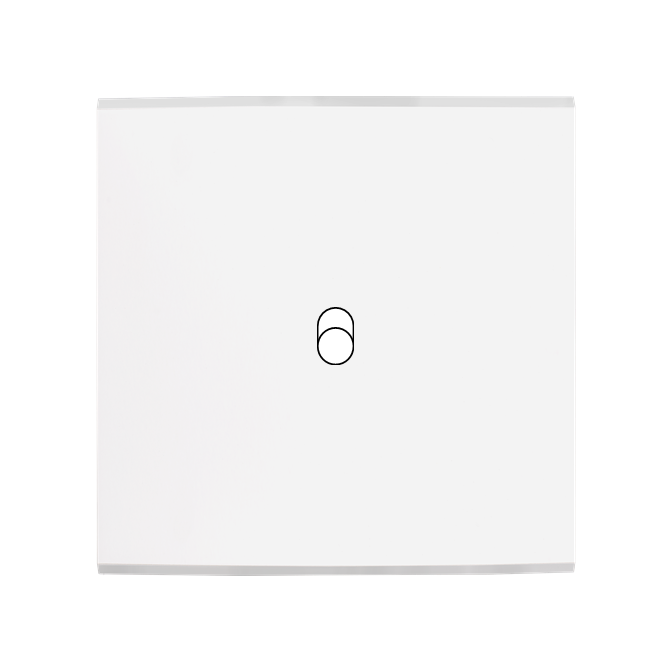 Façade Confidence Laiton Blanc Simple 1 trou oblong Façade Confidence Laiton Blanc Simple 1 trou oblong