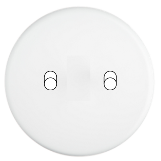 Façade Iris by MODELEC Blanc Simple B2 - Façade à clip.