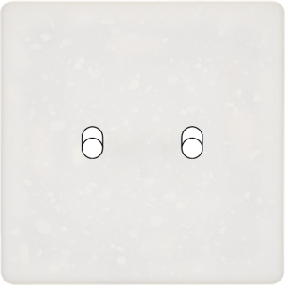 Façade Hitera Blanc Terrazzo Simple B2 - Façade à clip.