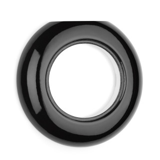 PLAQUE CENTRALE PORCELAINE NOIRE (POUR ALLUM. ET PCT)