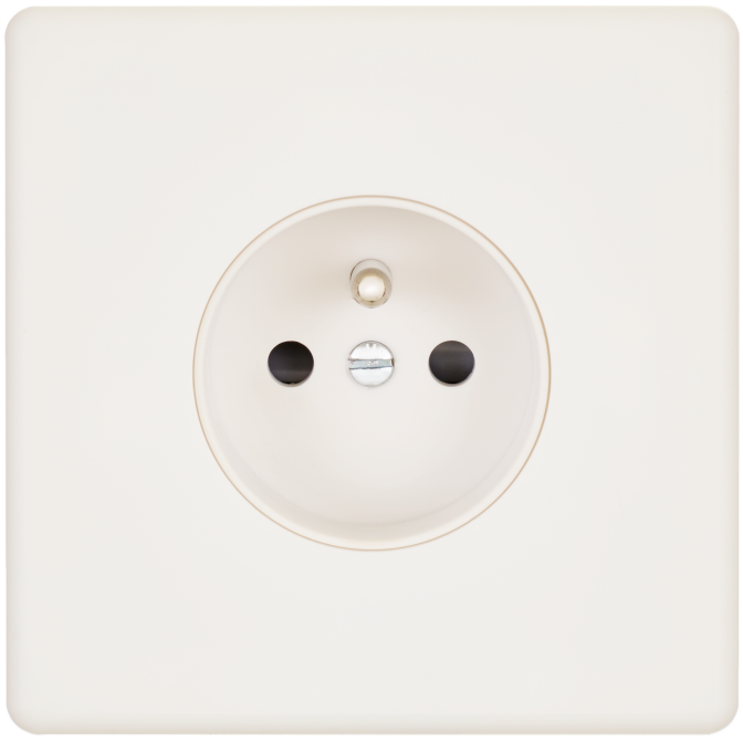 Façade Hitera Blanc Soft Simple Pc - Façade à clip.