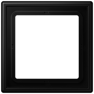 Cadre 1 poste / LS 990 noir mat