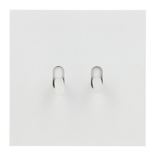 Art d'Arnould Epure double poussoir - blanc satin