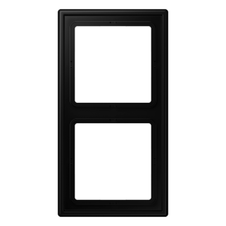 Cadre 2 postes / LS 990 noir mat