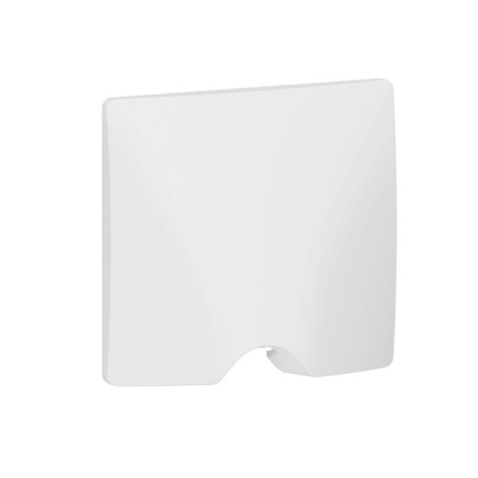 Sortie de câble IP21 dooxie complète avec plaque finition blanc