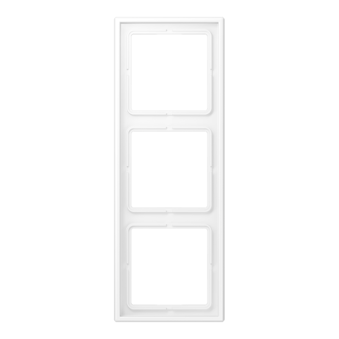 Cadre 3 postes / LS 990 blanc mat