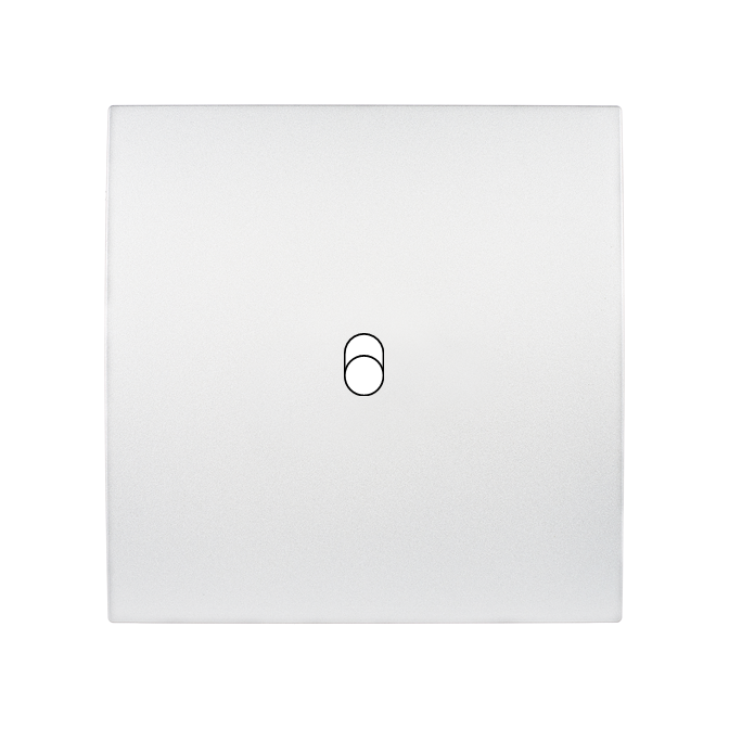 Façade Karo Blanc Soft Touch Simple à 1 levier - façade à clip