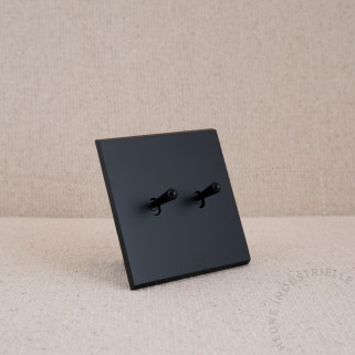 Commande Duo double Modelec Confidence noir levier noir