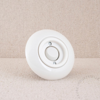 Interrupteur rocker THPG porcelaine blanche