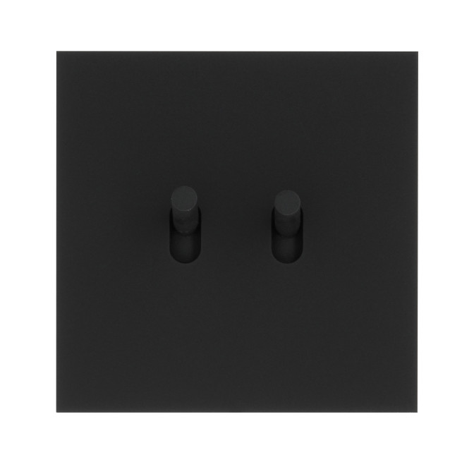 Art d'Arnould Epure double poussoir - noir mat