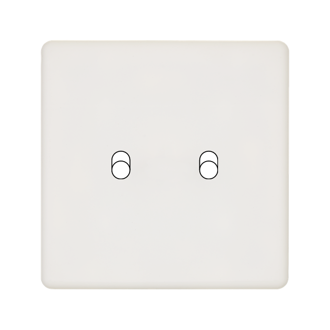 Façade Hitera Blanc Soft Simple B2 - Façade à clip.