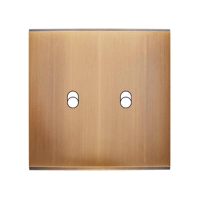 Façade Confidence Laiton Vieux Bronze Simple B2