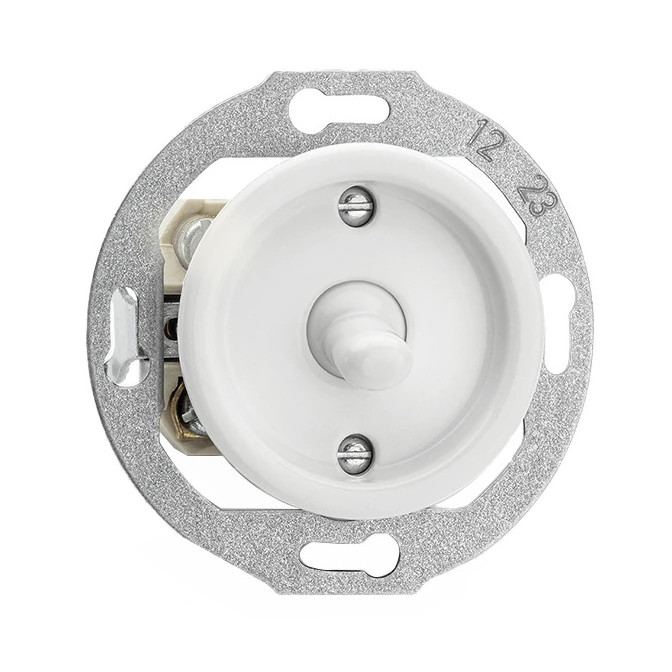 Interrupteur à bascule en porcelaine alternée