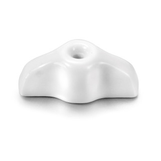 manette RÉTRO porcelaine blanche