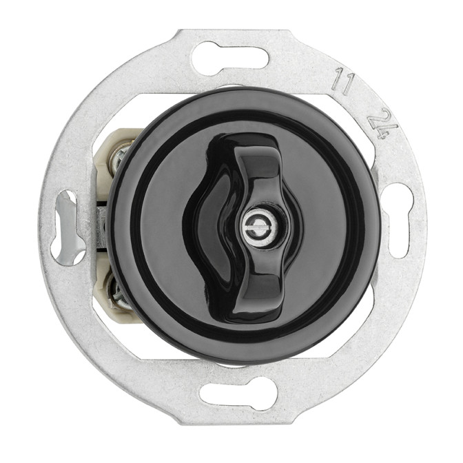 INTER ROTATIF VOLET ROULANT PORCELAINE NOIR