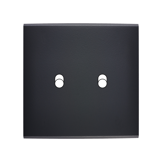 Façade Confidence Laiton Noir Simple V1 - Façade magnétique.