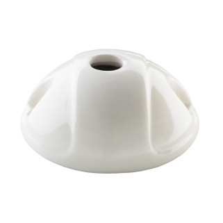 Rosace à coupole lisse Blanc - ROSONE A CUPOLA LISCIO BIANCO D.68 MM