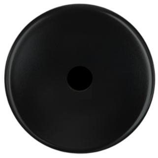 Façade Iris Noir Soft Touch Simple Sortie De Cable