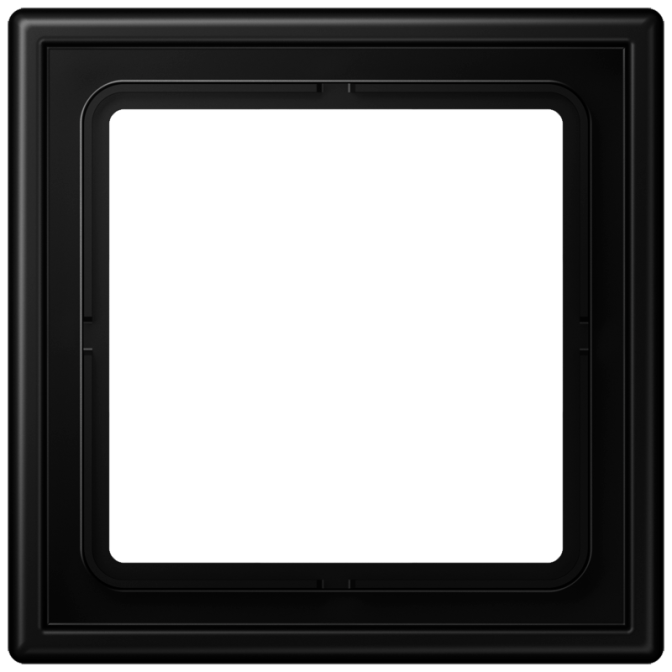 Cadre 1 poste / LS 990 noir mat