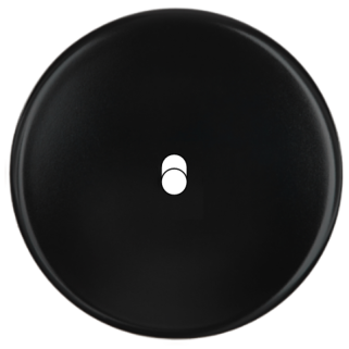 Façade Iris Noir Soft Touch Simple 1 Basculeur