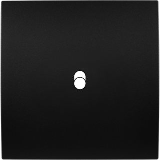 Façade Karo Noir Simple à 1 levier - Façade à clip.