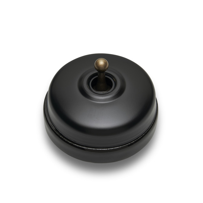 DIMBLER VV NOIR MAT/ BASE PORCELAINE NOIRE