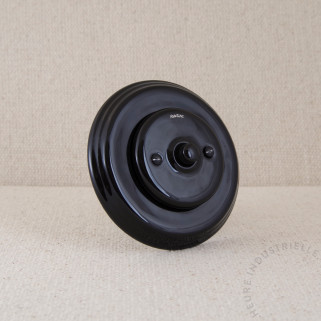 BP rond Garby Colonial porc. NO+ plaque porc. NO