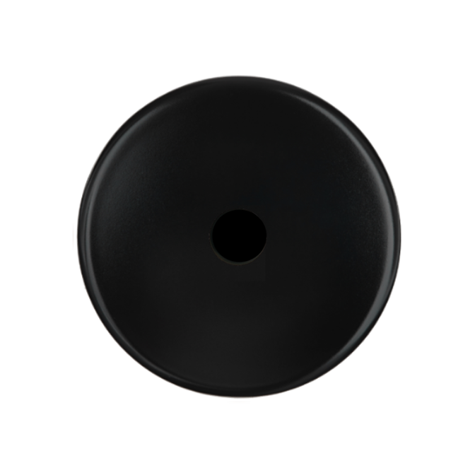 Façade Iris Noir Simple Sortie De Cable - Façade à clip.