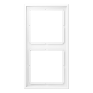Cadre 2 postes / LS 990 blanc mat