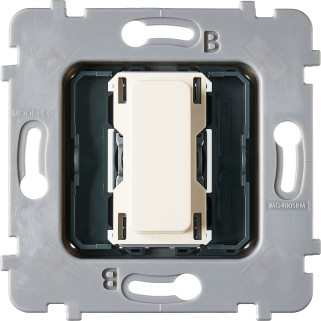 Mécanisme Plat Bouton Vv Ou Poussoir Collection M Ivoire