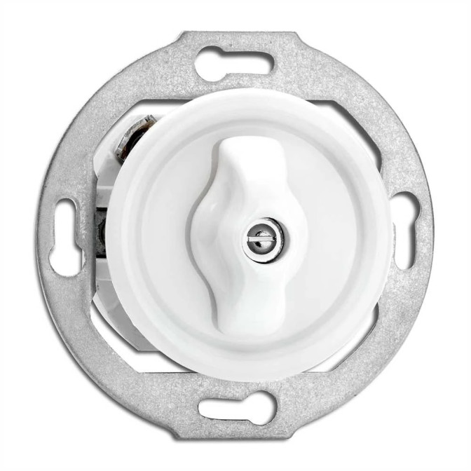 INTER DOUBLE ROTATIF PORCELAINE BLANCHE (ne fonctionne pas en VV)
