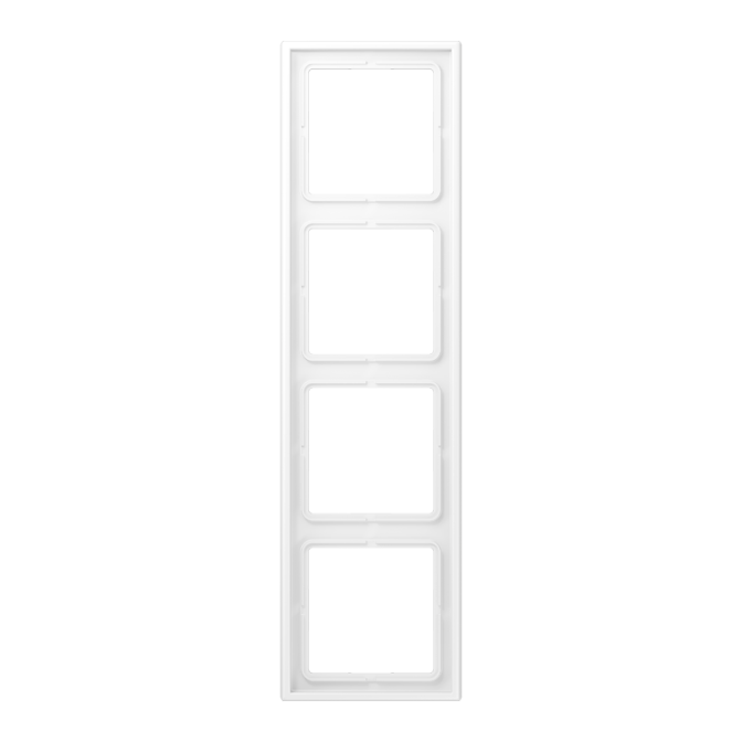 Cadre 4 postes / LS 990 blanc mat