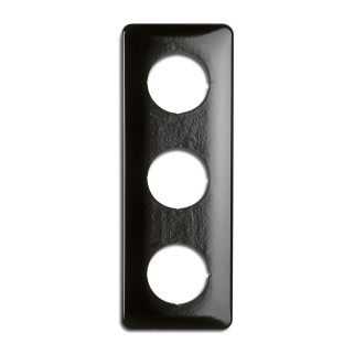 PLAQUE TRIPLE BAKELITE NOIRE